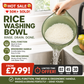 🥗🌿 50% OFF! 🍚✨ Transparent Rice Washing Bowl Strainer with Handle – Fine Mesh, Ergonomic Grip, Multi-Use. 1,247 Happy Customers! ✅