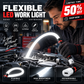💡 50% OFF NOW! 🔄 Flexible Silicone LED Strip – Waterproof, Dimmable & Type-C Rechargeable – 73cm Portable Light for Camping & Home 🔦